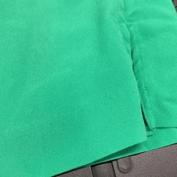 BANANA REPUBLIC WOMEN'S GREEN SLEEVELESS LINED BLOUSE WITH SIDE-SLITS SMALL - Picture 4 of 6